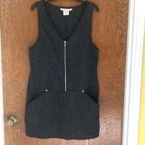 Jonathan Martin Black & White Jumper-Vintage with Front Zipper Size 11